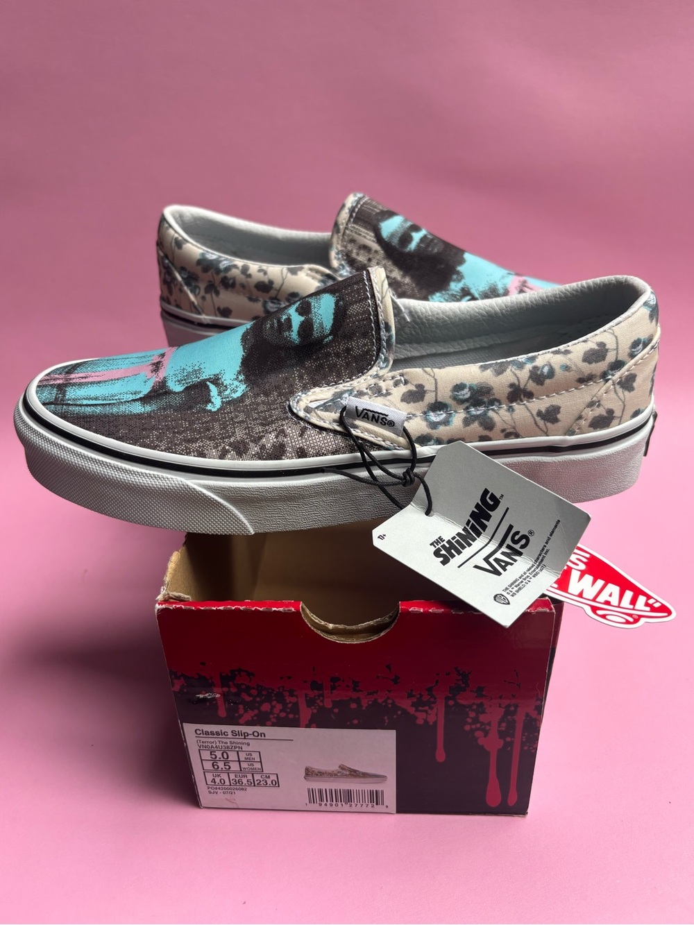 bnib VANS x The Shining slip ons